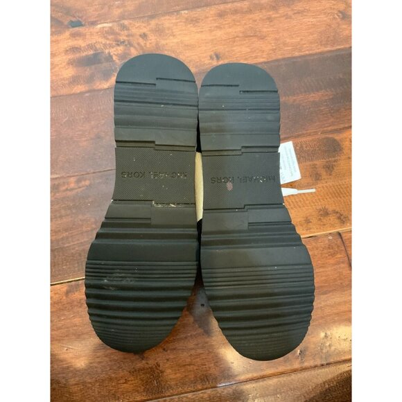 Michael Kors Black & White Reptile Alligator Textured Lace-Up Sneakers Size 9.5 - Picture 7 of 7